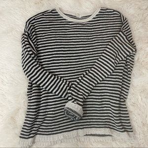 Eileen Fisher striped boxy oversized sweater
